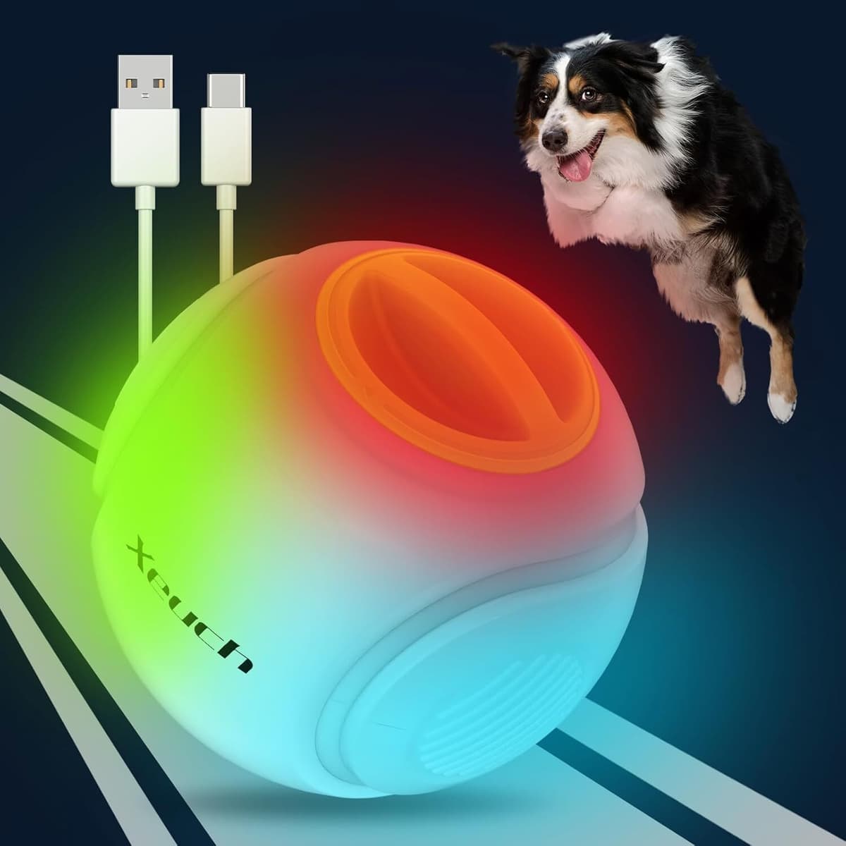 Xeuch Light Up Dog Ball